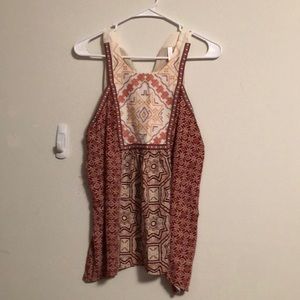 Patterned Tank Top